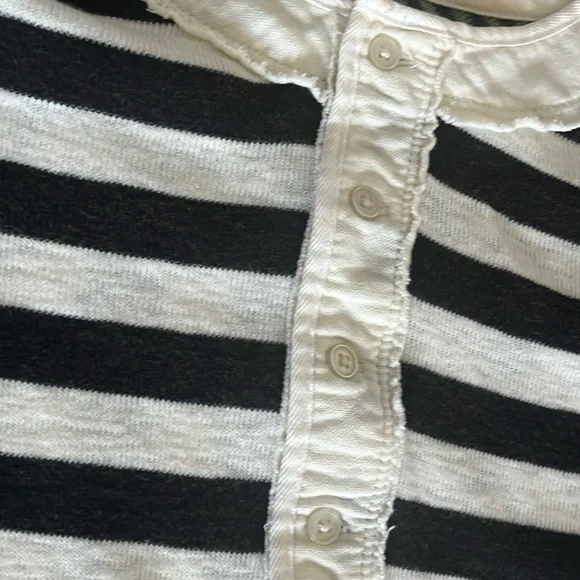 We the Free - Give Me Stripes Henley Long Sleeve Top - Size Small - Picture 6 of 16